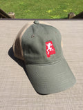 Olive Bama Frogs Hat